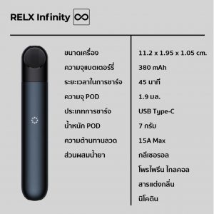 relx infinity specifications